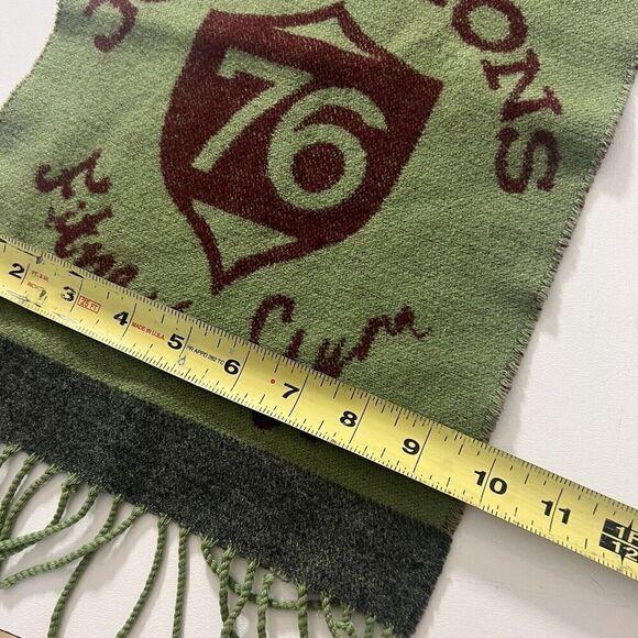 Vintage Johntons Of Elgin Scarf Lamb’s Wool Scotland Fringes - Picture 5 of 7